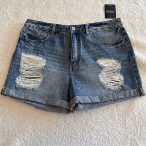 Forever 21 Denim Distressed Women's Jean Shorts